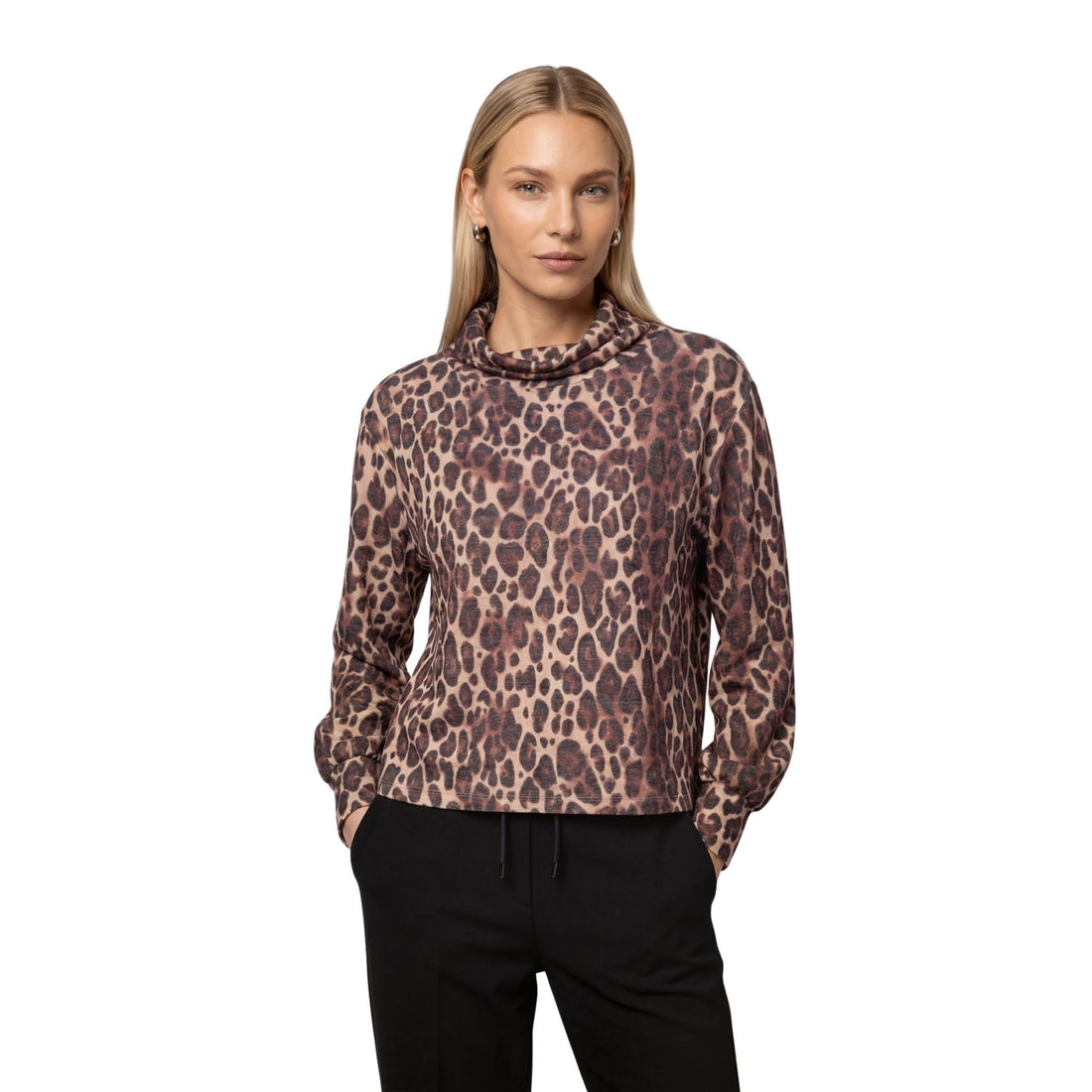 Sweatshirt mit Leomuster - Mode von Monari