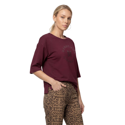 Sweatshirt mit Schmuckschriftzug - Mode von Monari