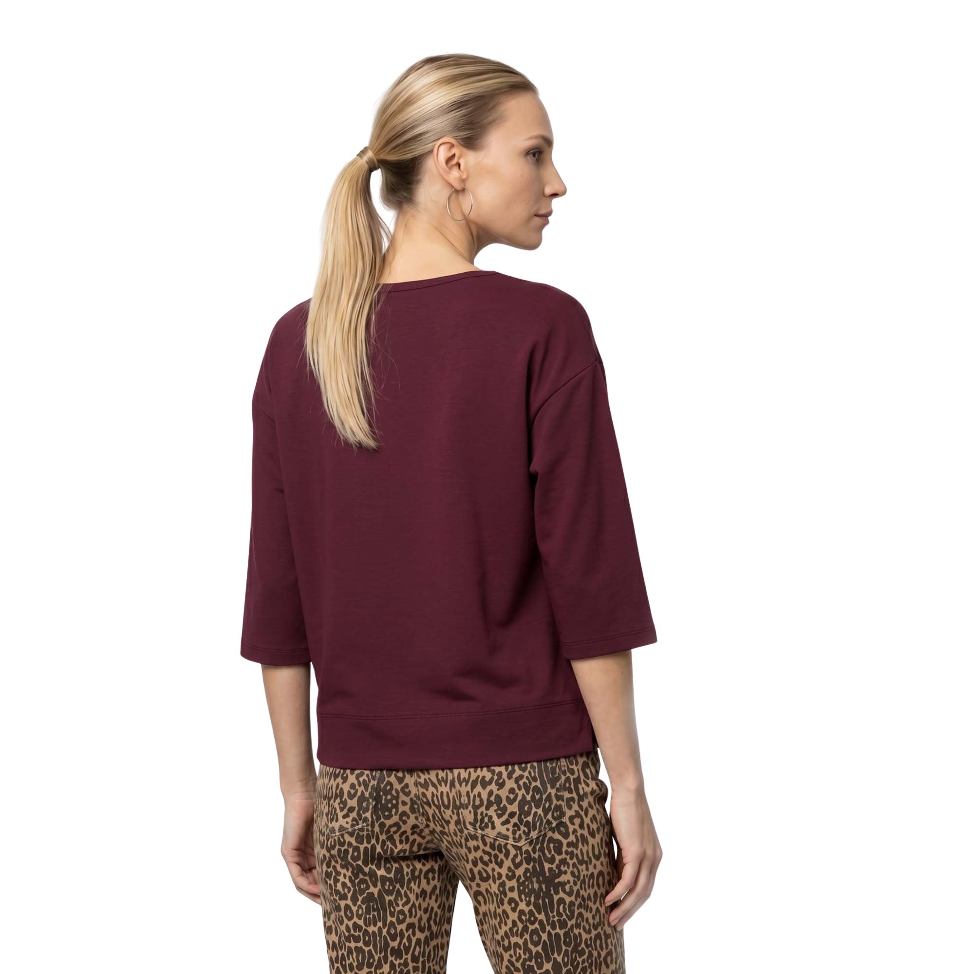 Sweatshirt mit Schmuckschriftzug - Mode von Monari