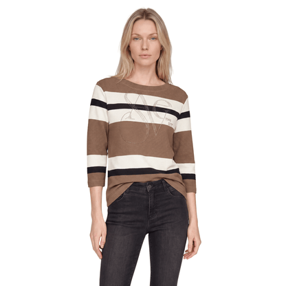 Sweatshirt mit Streifen - Mode von Rabe