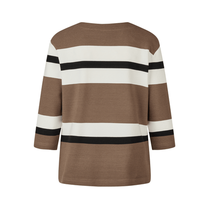 Sweatshirt mit Streifen - Mode von Rabe