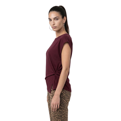 T-Shirt mit Knotendetail - Mode von Monari