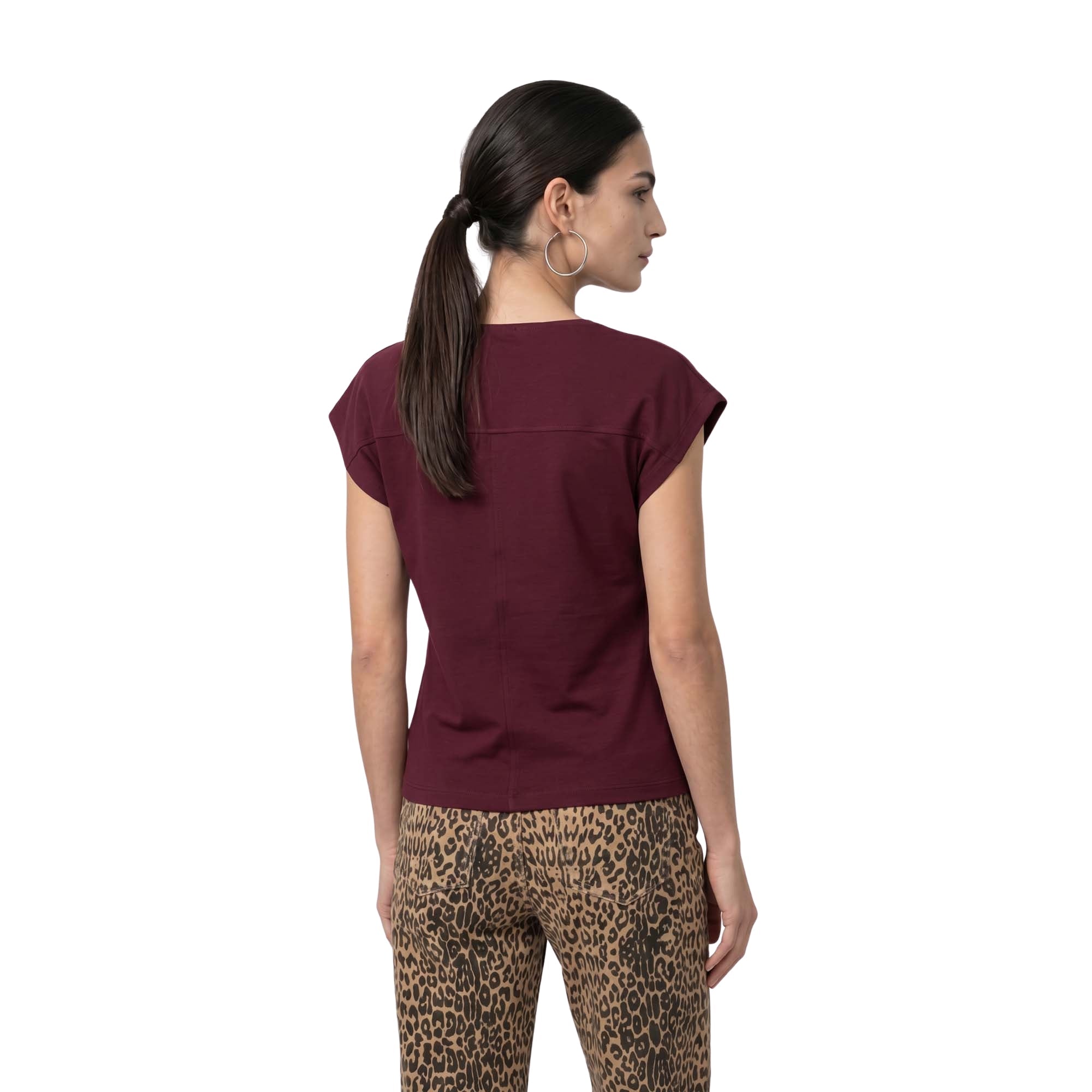 T-Shirt mit Knotendetail - Mode von Monari
