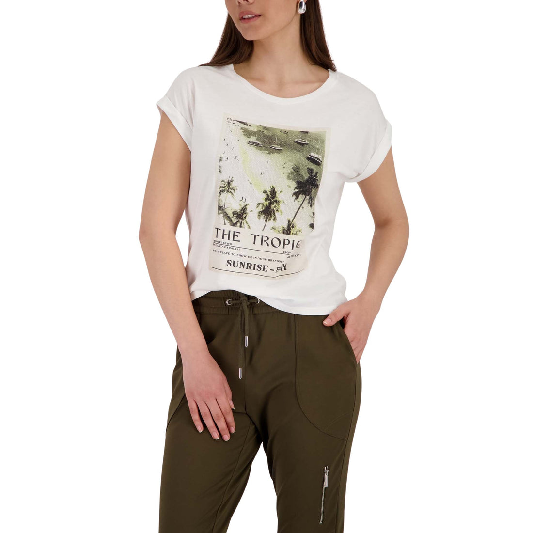 T-Shirt mit Print - Mode von Monari