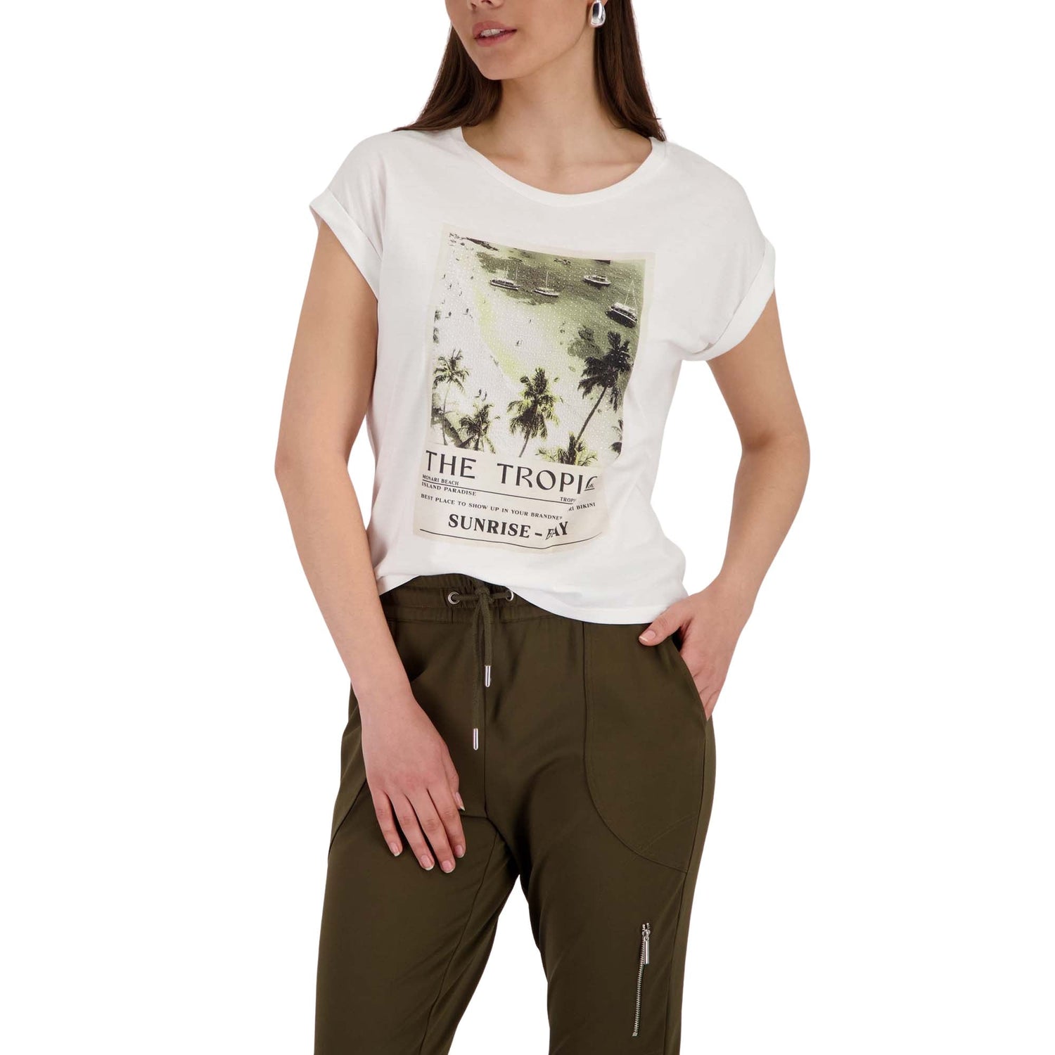 T-Shirt mit Print - Mode von Monari