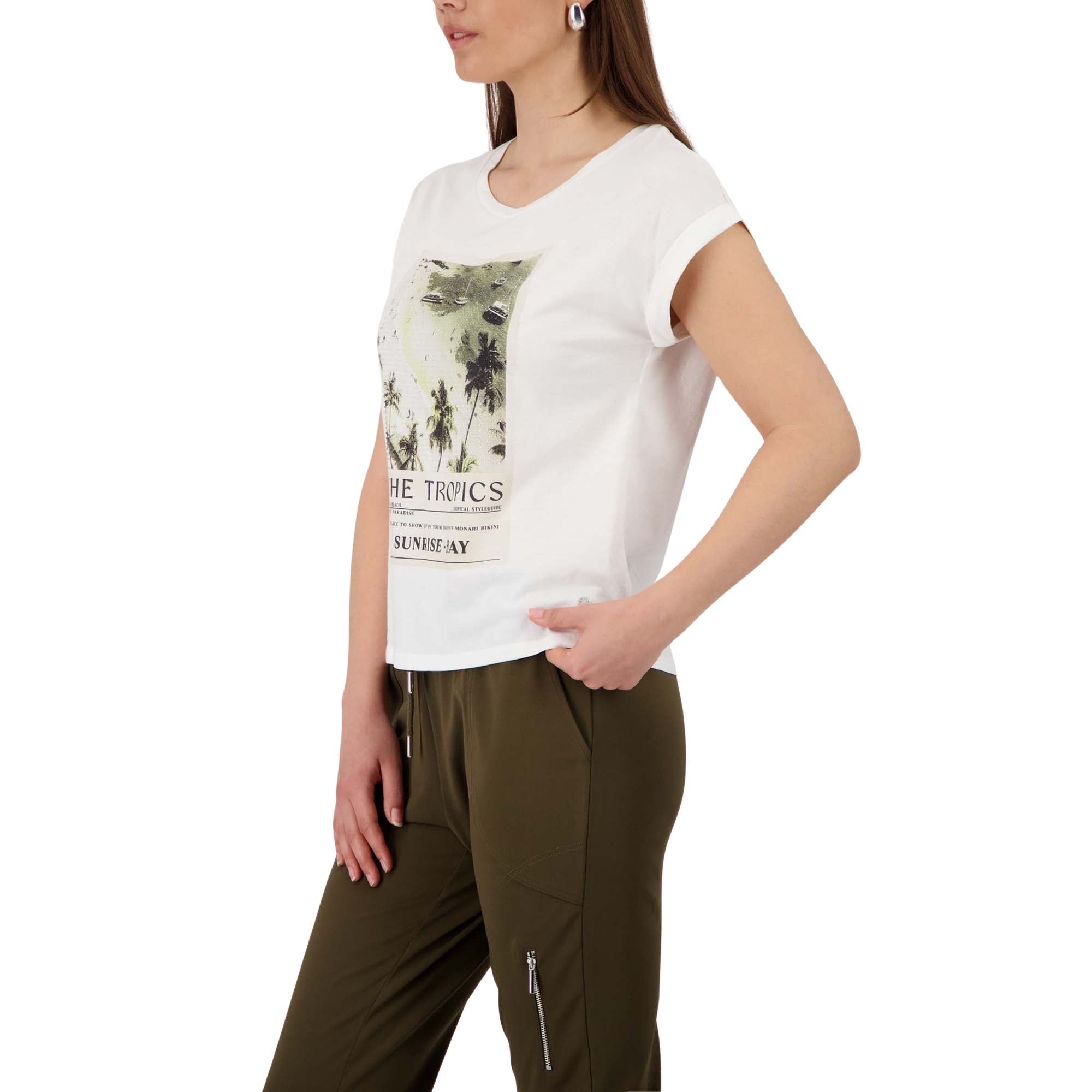 T-Shirt mit Print - Mode von Monari