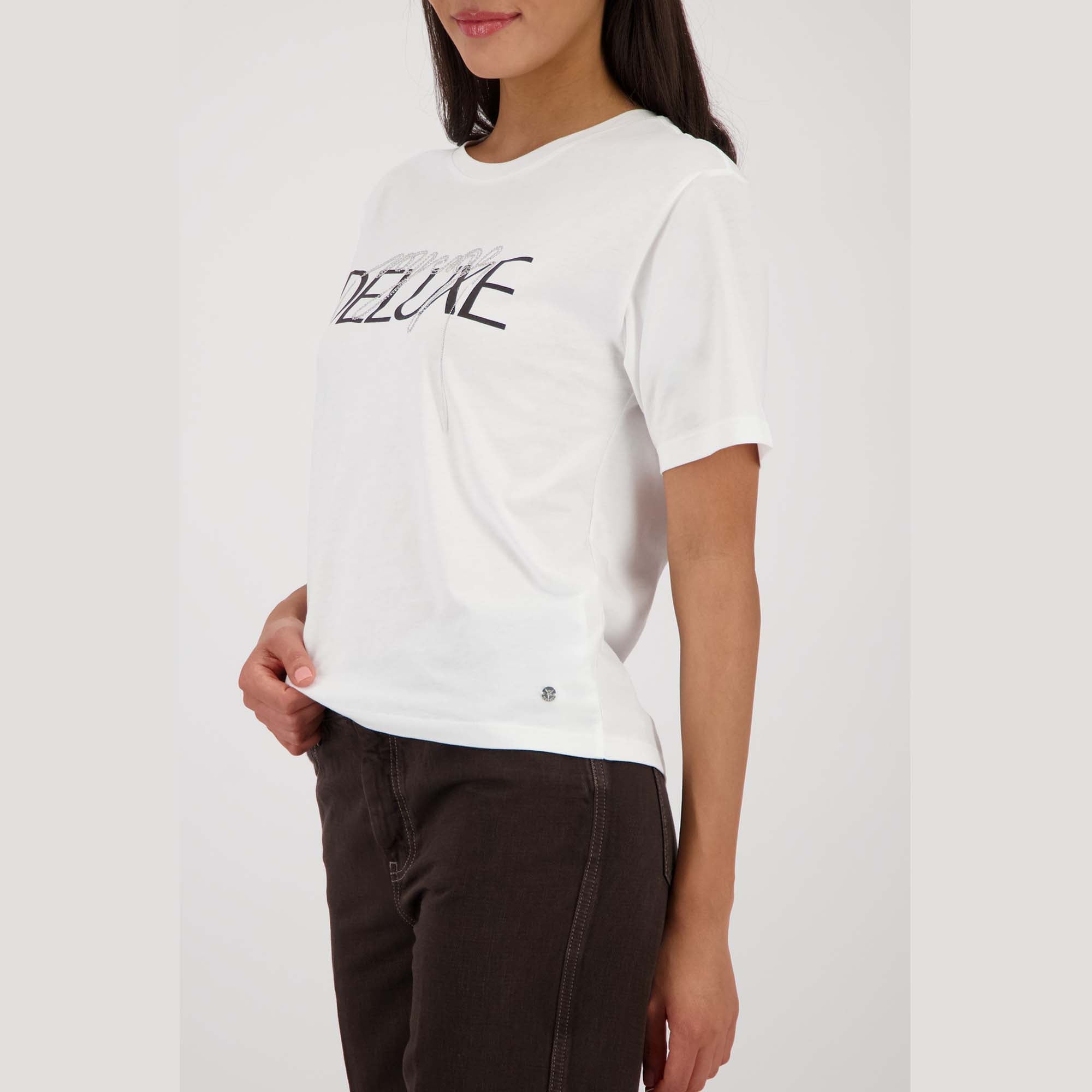 T-Shirt mit Schmuckdetails - Mode von Monari