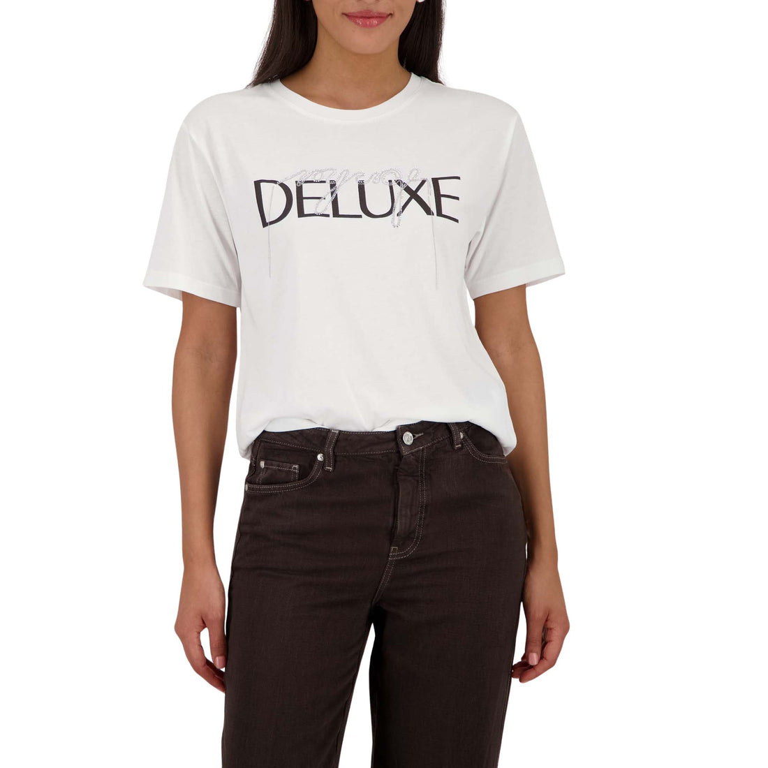 T-Shirt mit Schmuckdetails - Mode von Monari