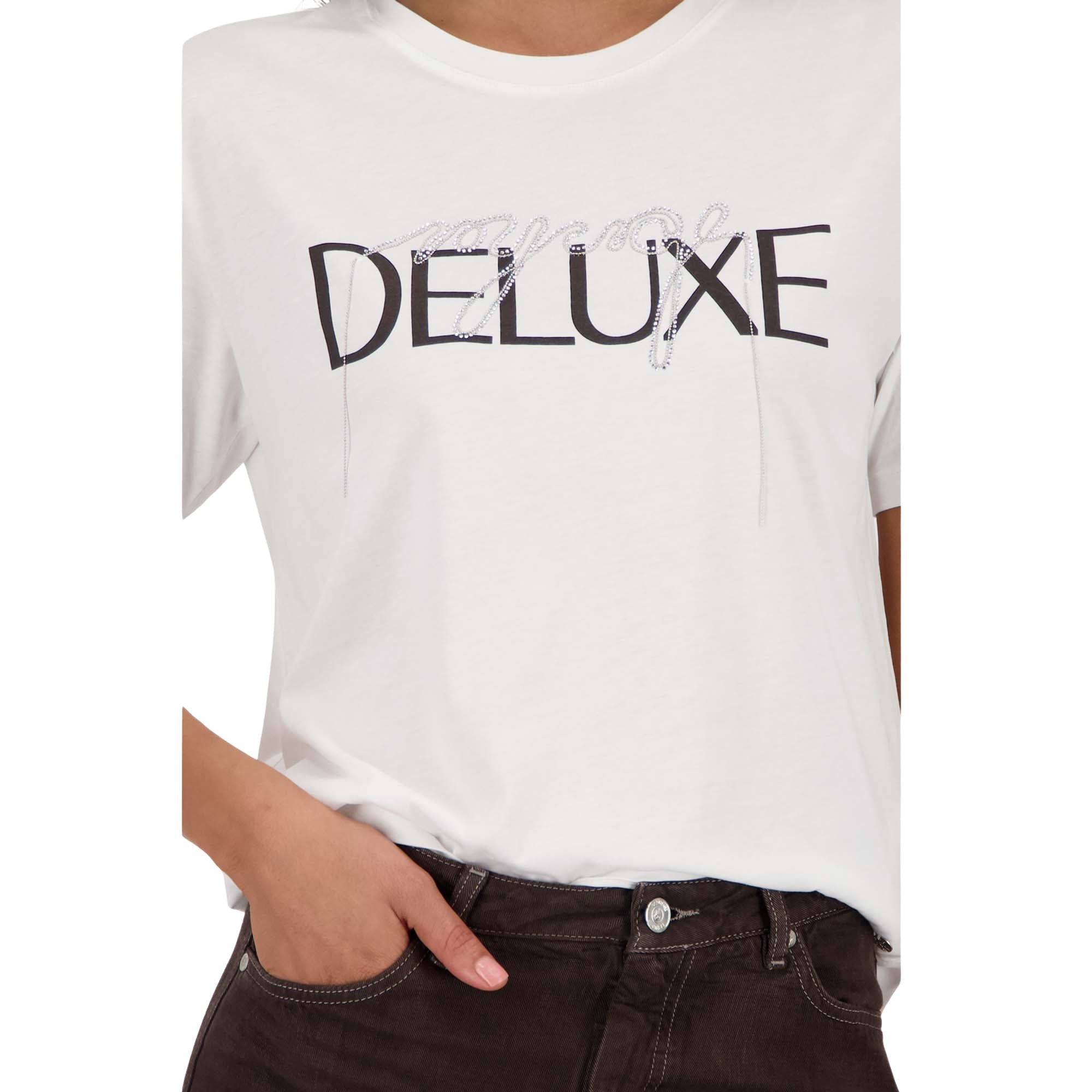 T-Shirt mit Schmuckdetails - Mode von Monari