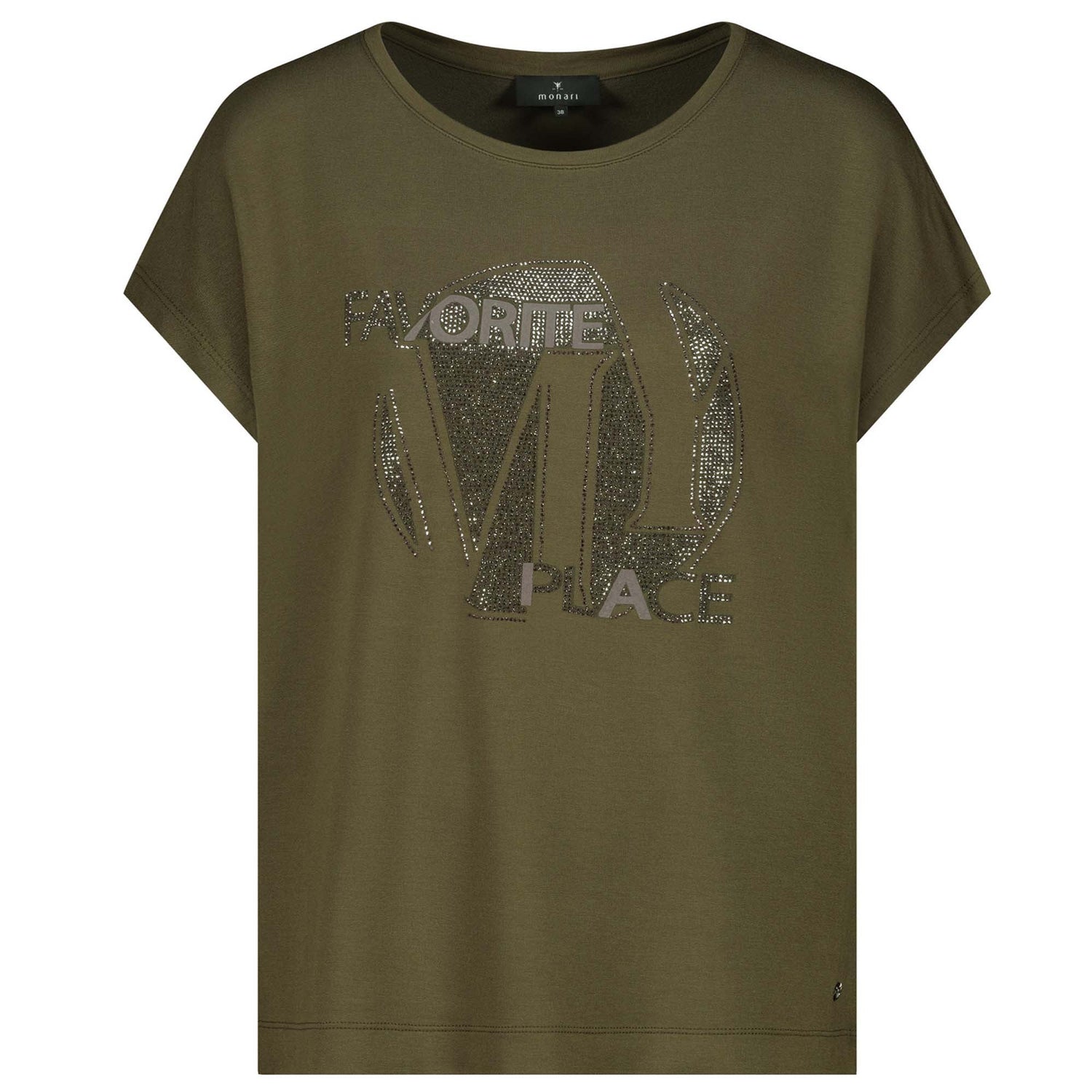 T-Shirt mit Strasssteinen - Mode von Monari
