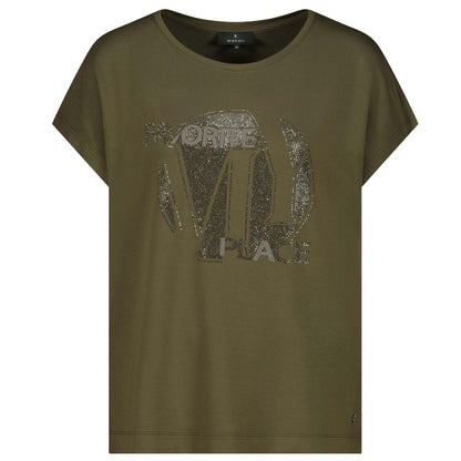 T-Shirt mit Strasssteinen - Mode von Monari