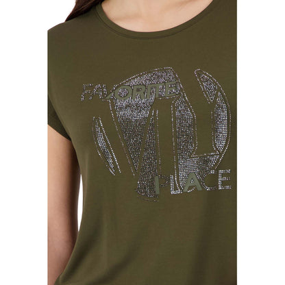 T-Shirt mit Strasssteinen - Mode von Monari