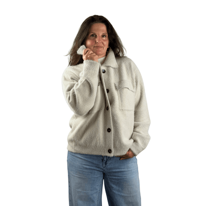 Kuscheljacke mit Knopfleiste - Mode von Amber &amp; June