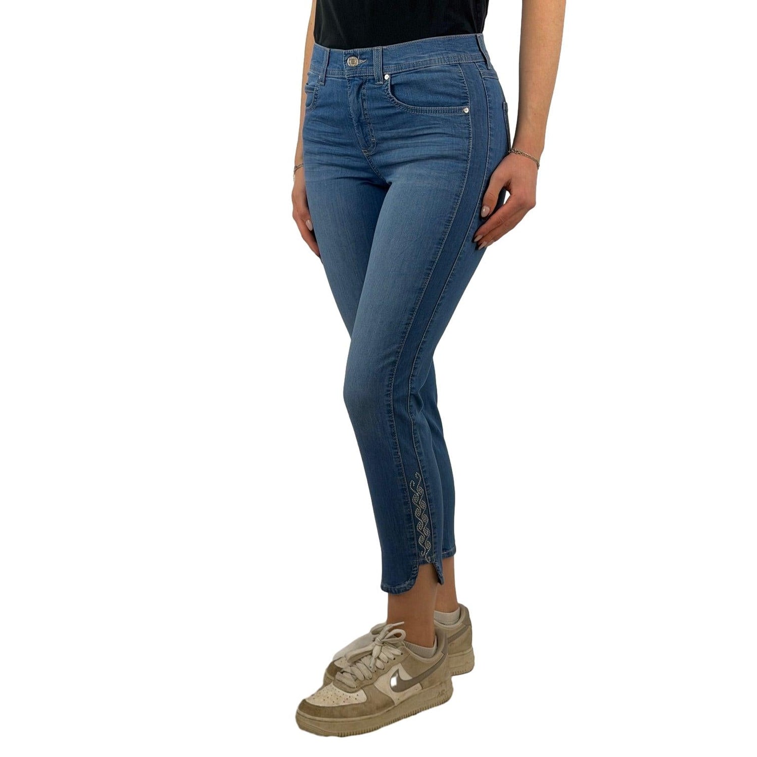 Jeans 7/8 mit Strass - Mode von Angels