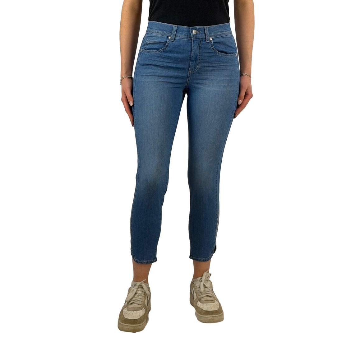 Jeans 7/8 mit Strass - Mode von Angels