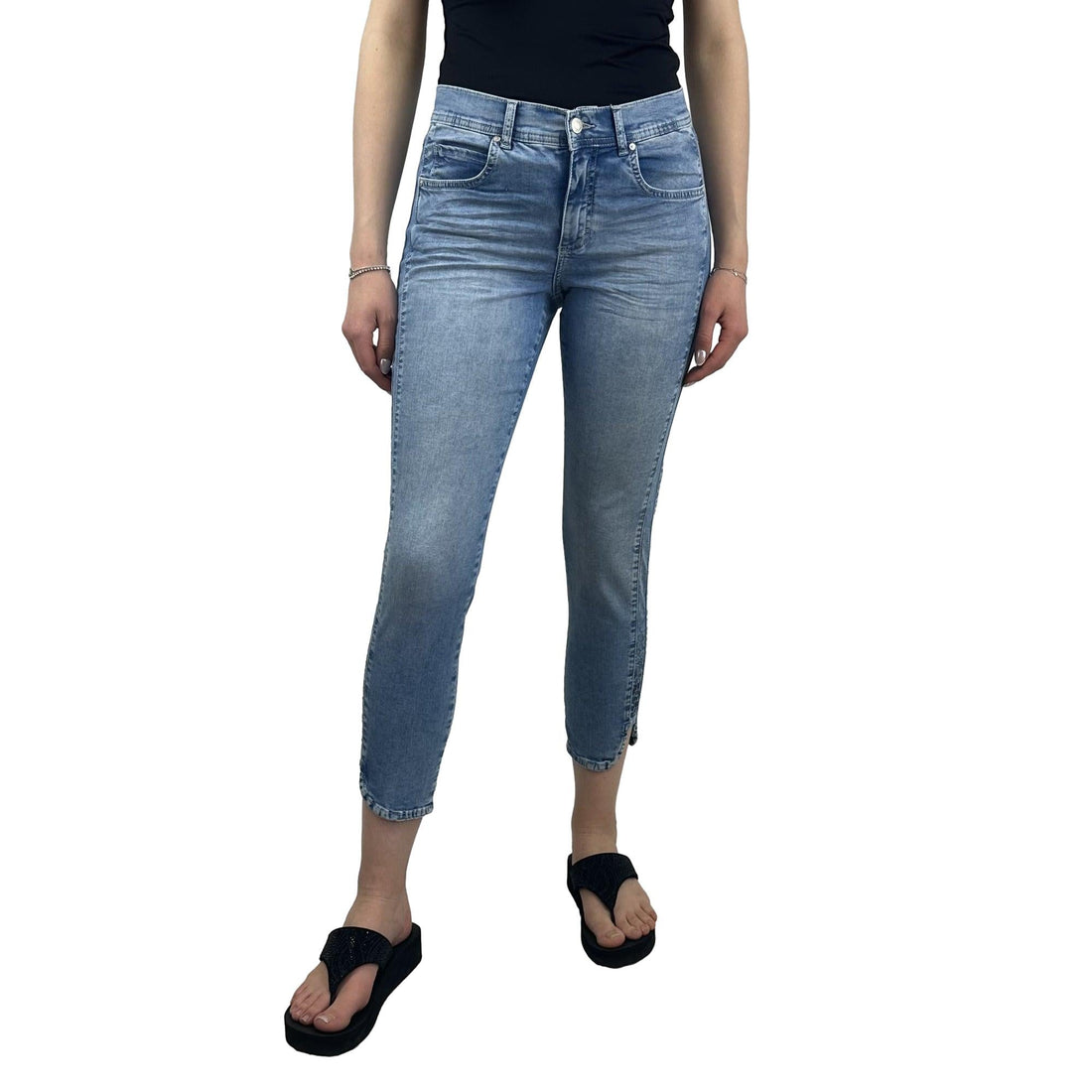 Jeans 7/8 mit Waschnung - Mode von Angels