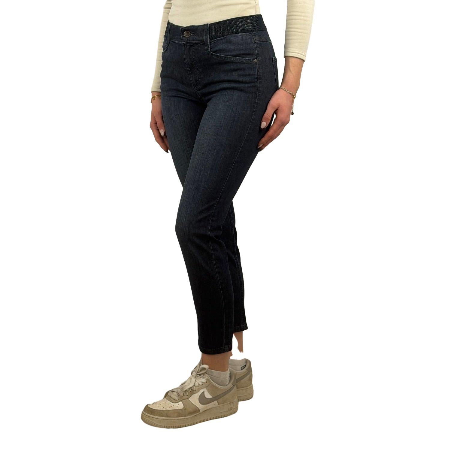 Jeans mit Lurex Stretch - Bund - Mode von Angels