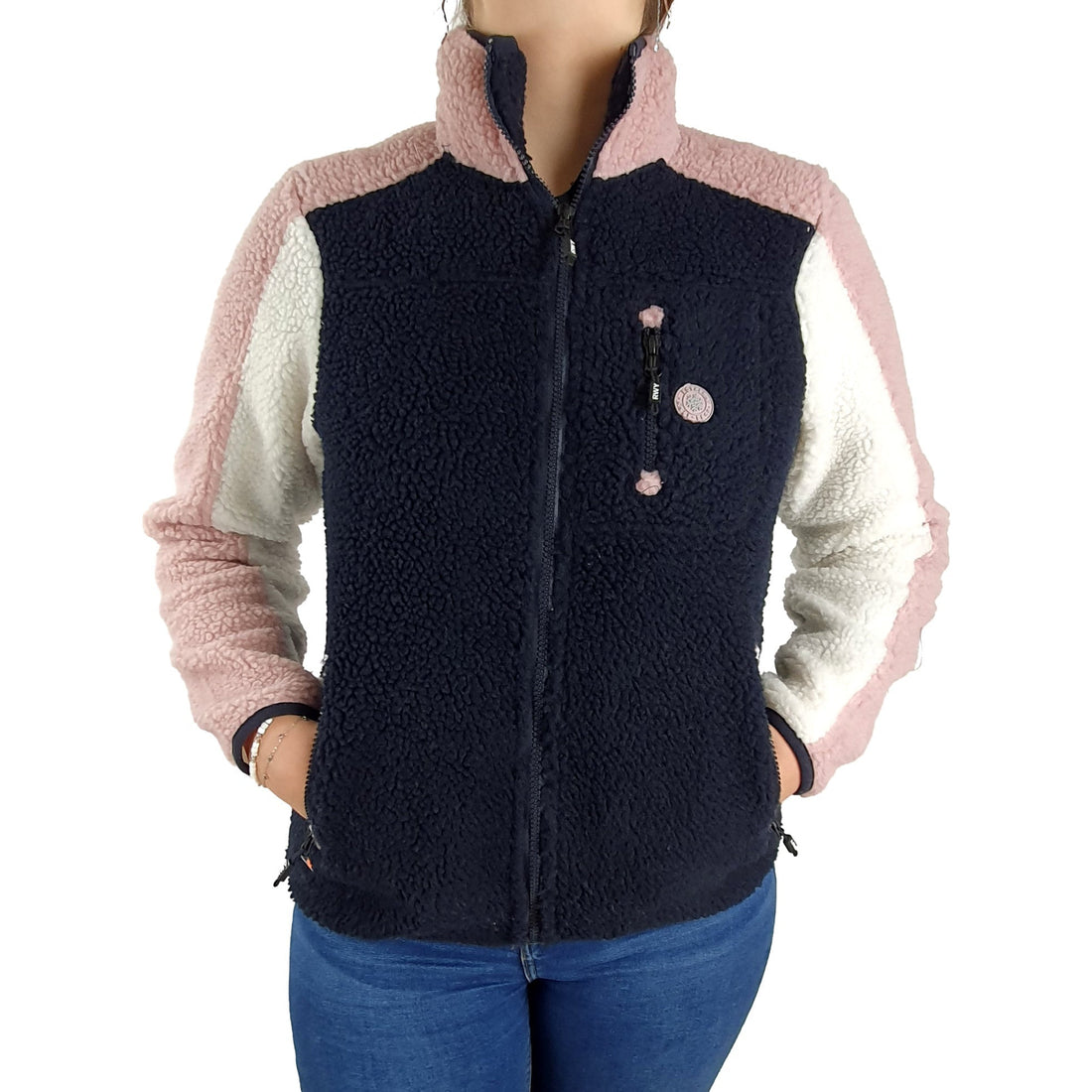 Fleecejacke mit Color Blocking. Mode von Be Board. Seidel Moden Onlineshop