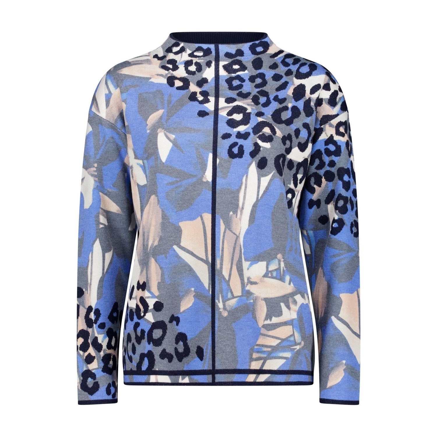 Pullover mit Leoprint - Mode von Betty Barclay
