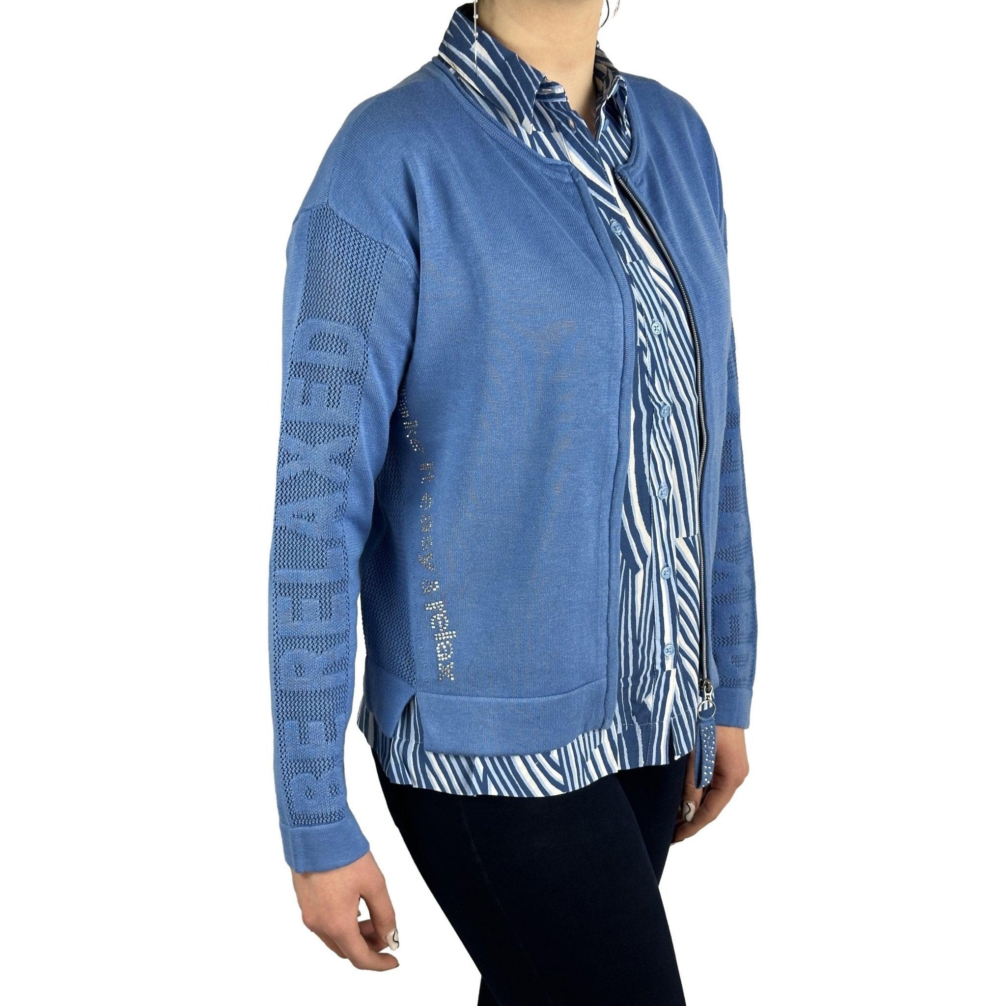 Strickjacke mit Strassschmuck. Mode von Betty Barclay. Seidel Moden Onlineshop