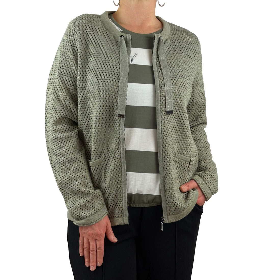 Strickjacke mit Lurex - Mode von Betty Barclay