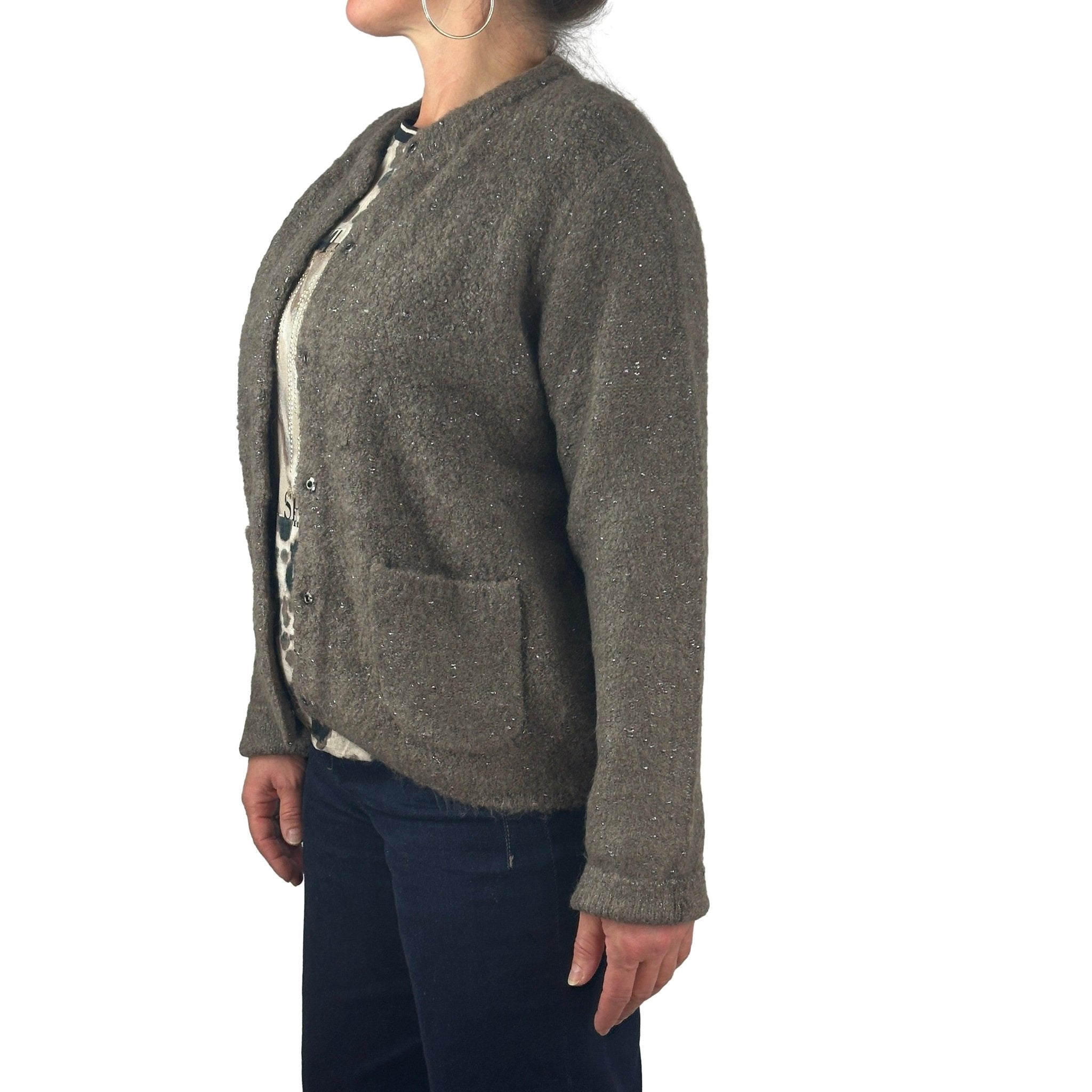 Strickjacke mit Lurex. Mode von Betty Barclay. Seidel Moden Onlineshop
