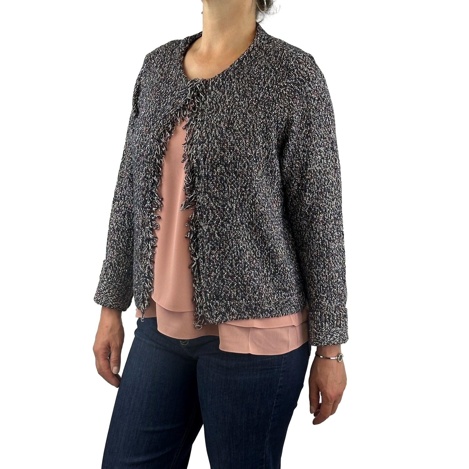 Strickjacke mit Lurex. Mode von Betty Barclay. Seidel Moden Onlineshop