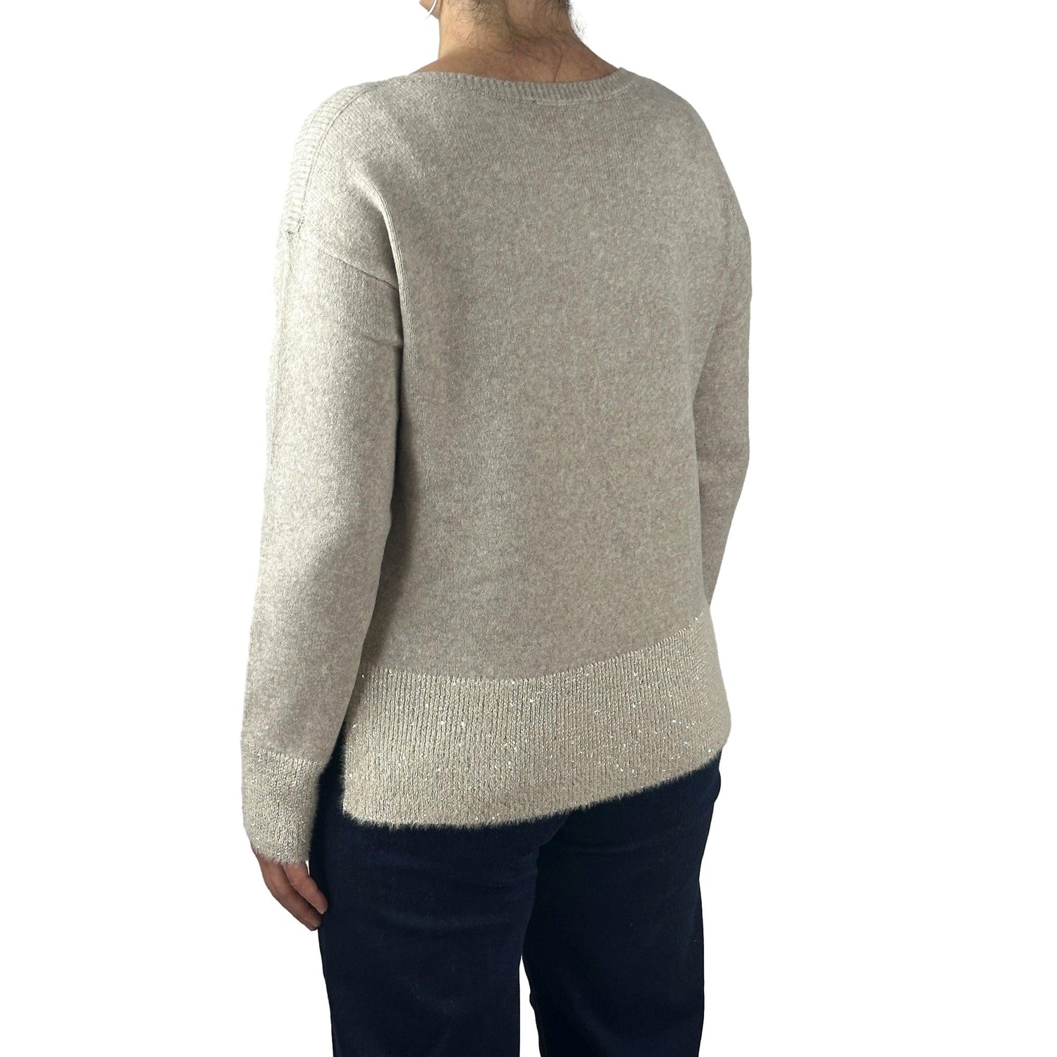 Strickpullover mit Paillettenbesatz. Mode von Betty Barclay. Seidel Moden Onlineshop