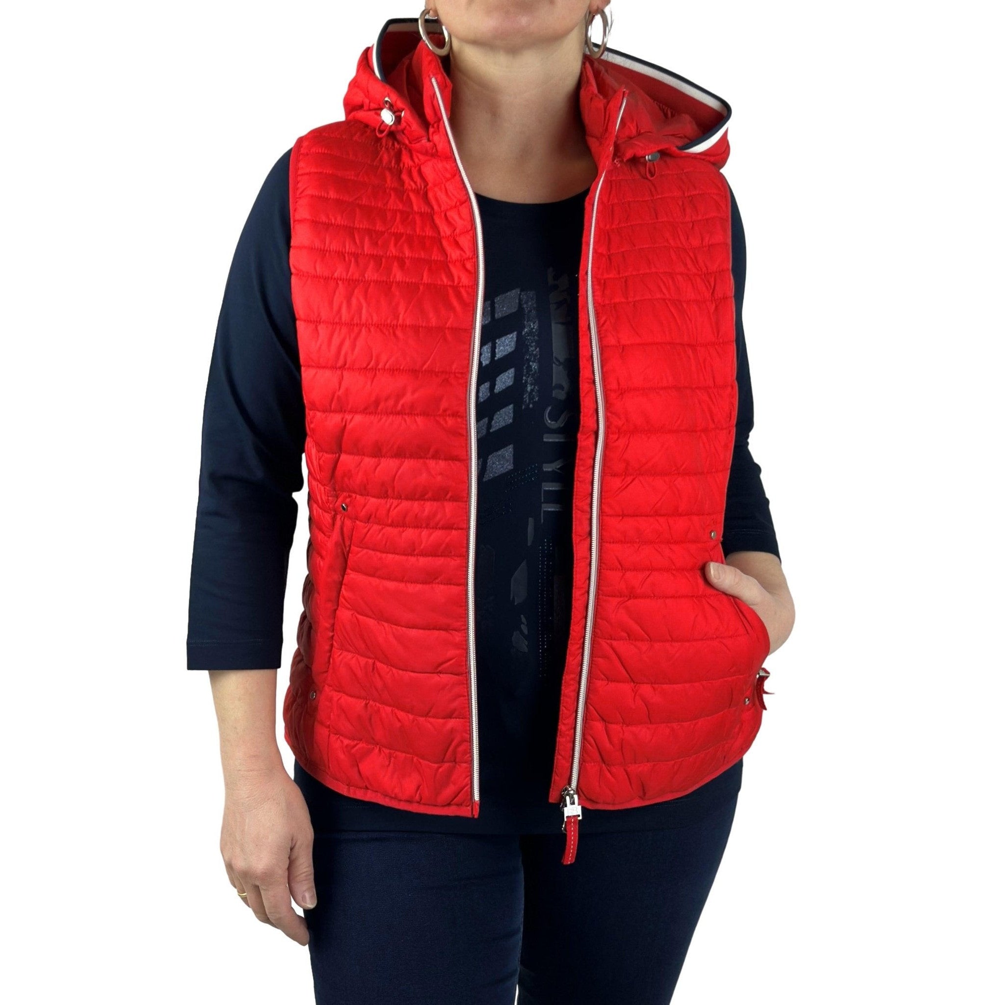 Steppweste mit Kapuze. Mode von Betty Barclay. Seidel Moden Onlineshop
