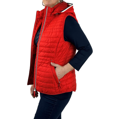 Steppweste mit Kapuze. Mode von Betty Barclay. Seidel Moden Onlineshop