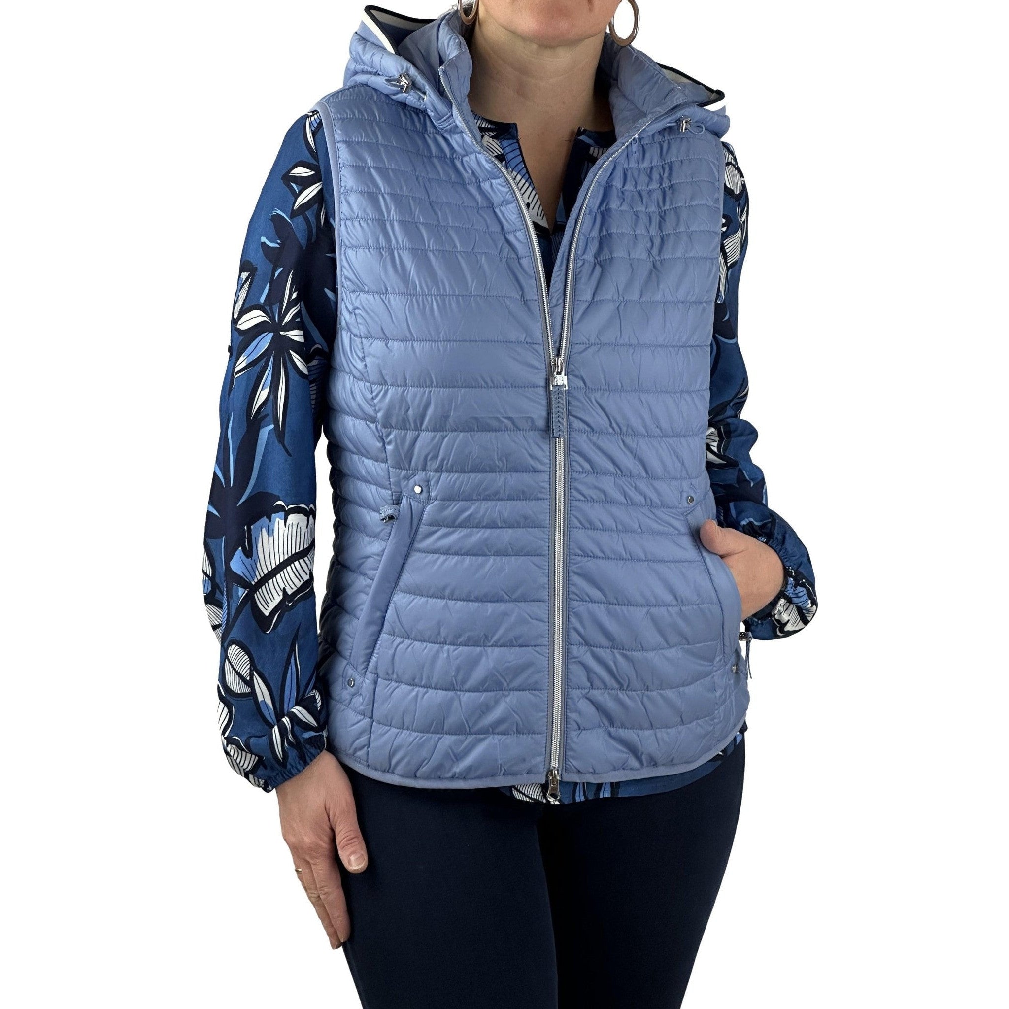 Steppweste mit Kapuze. Mode von Betty Barclay. Seidel Moden Onlineshop