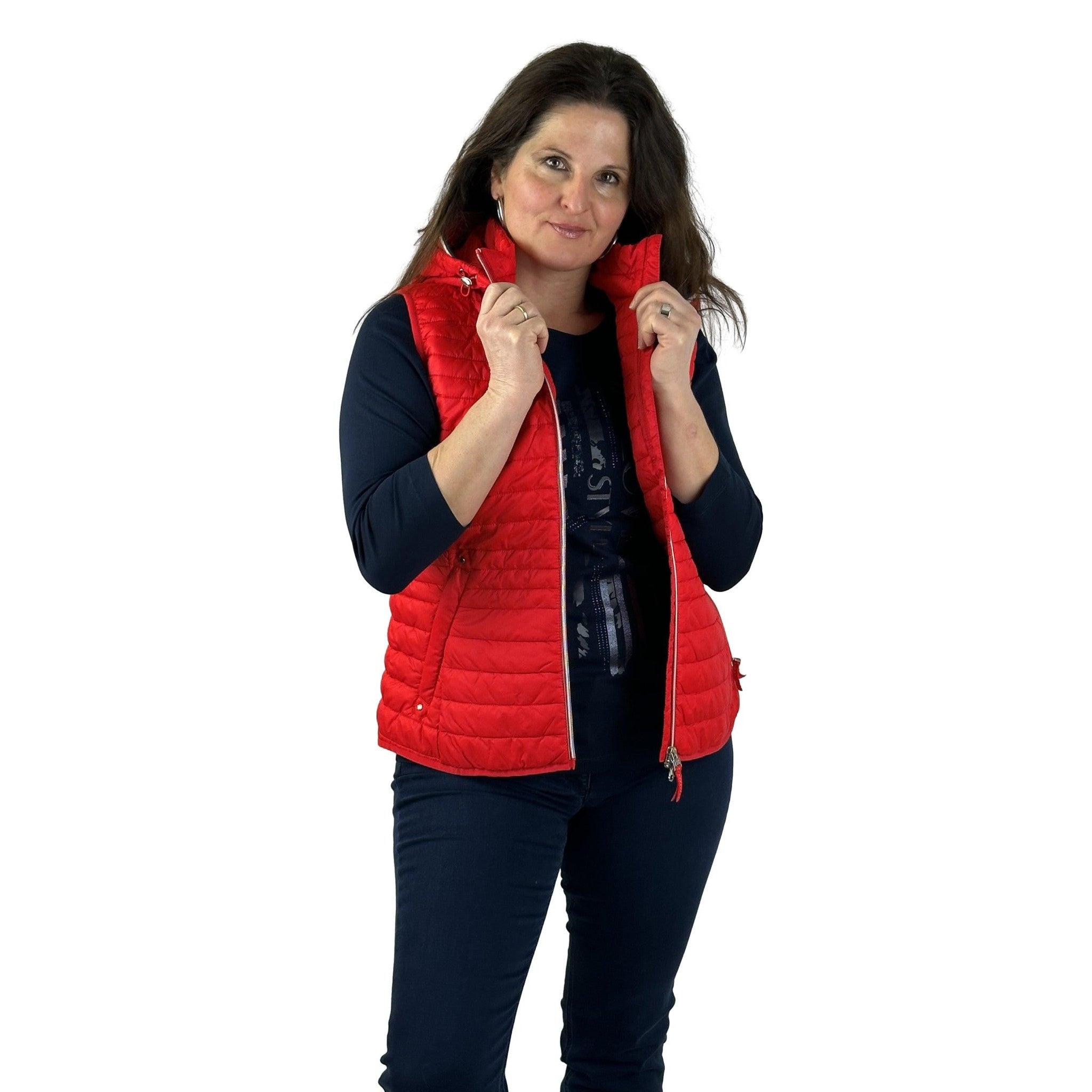 Steppweste mit Kapuze. Mode von Betty Barclay. Seidel Moden Onlineshop