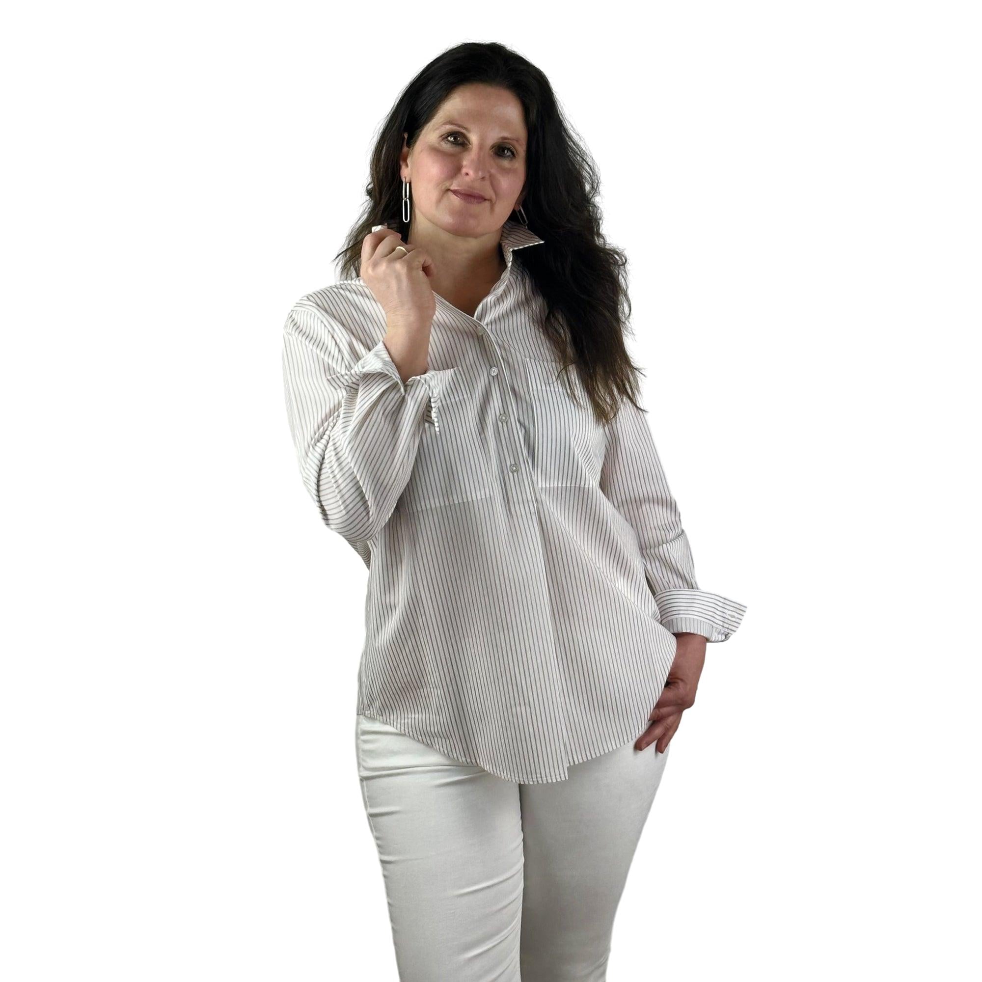 Bluse mit Streifen. Mode von Betty &amp; Co. Seidel Moden Onlineshop