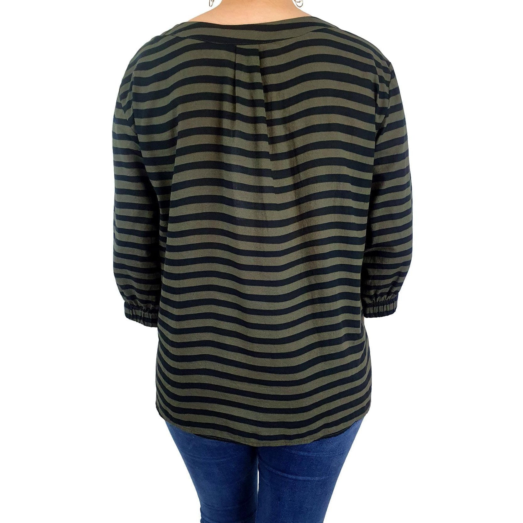 Schluse mit V-Ausschnitt. Mode von Betty &amp; Co. Seidel Moden Onlineshop