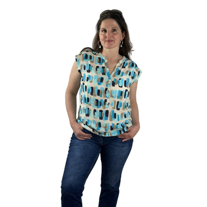 Schluse mit Allover-Print. Mode von Betty &amp; Co. Seidel Moden Onlineshop