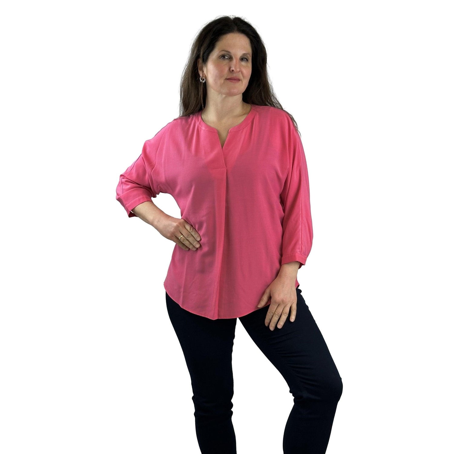 Schluse mit Knopfleiste am Rücken. Mode von Betty &amp; Co. Seidel Moden Onlineshop