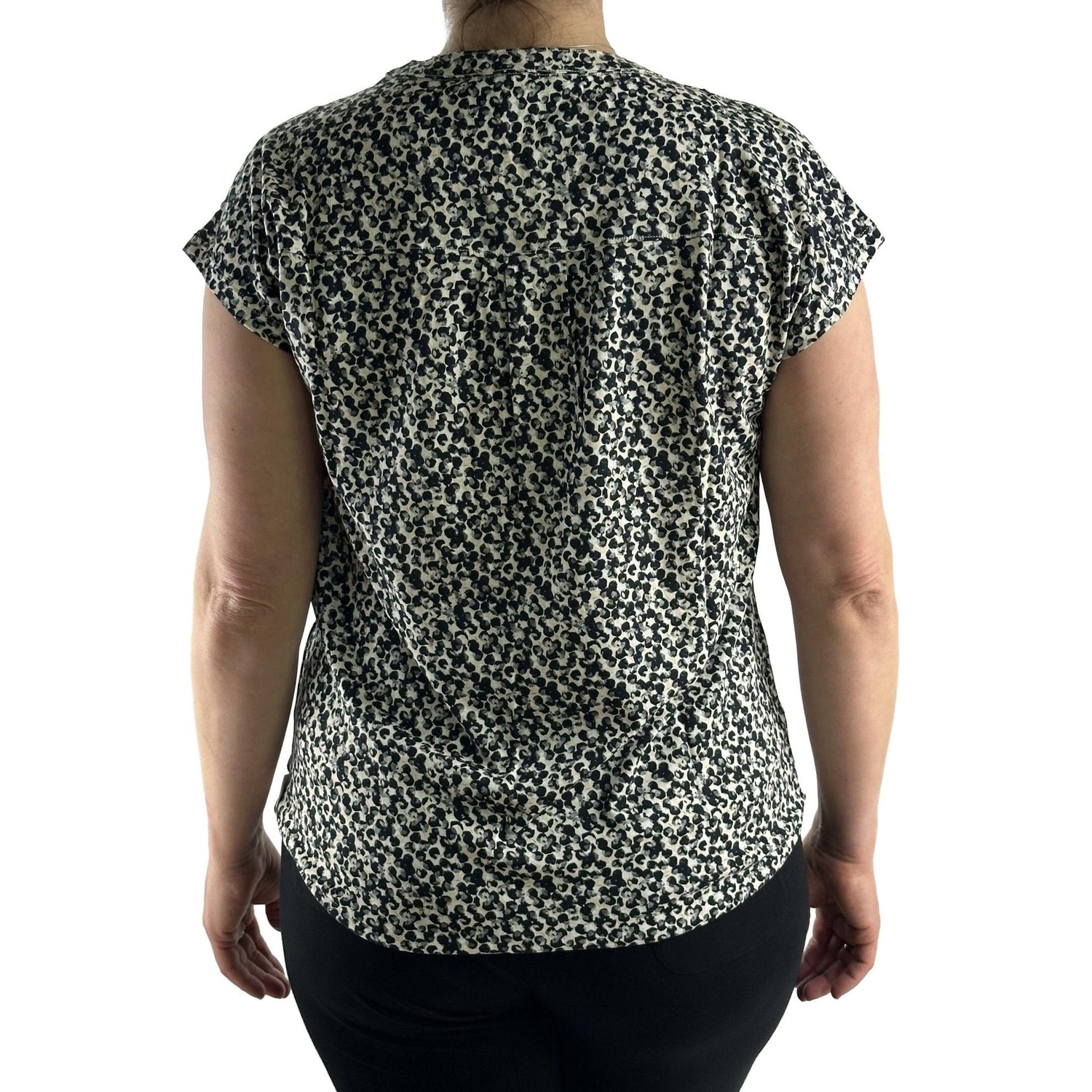 Shirt in Grautönen und Tunnelzug. Mode von Betty &amp; Co. Seidel Moden Onlineshop