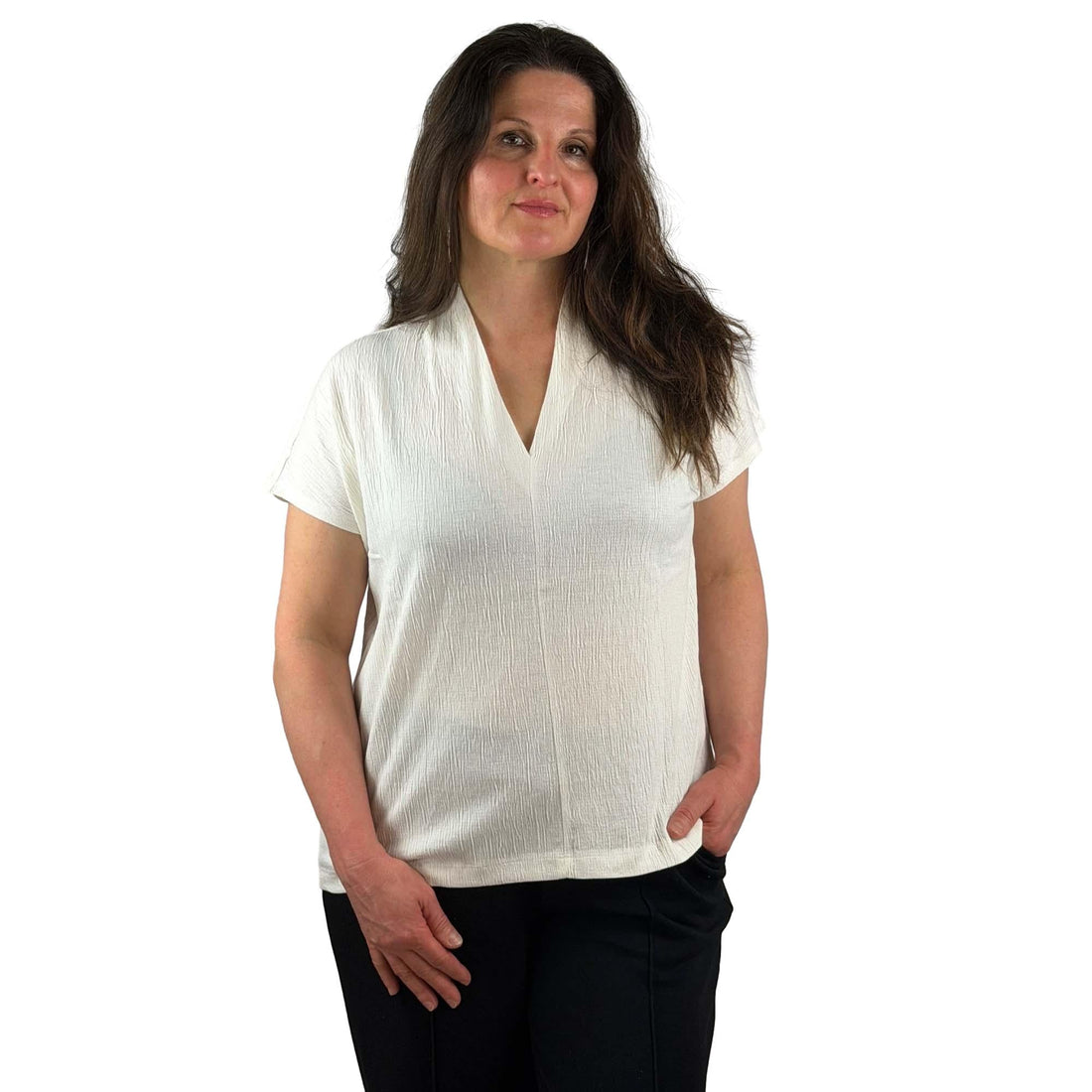 Shirt mit V - Ausschnitt - Mode von Betty &amp; Co