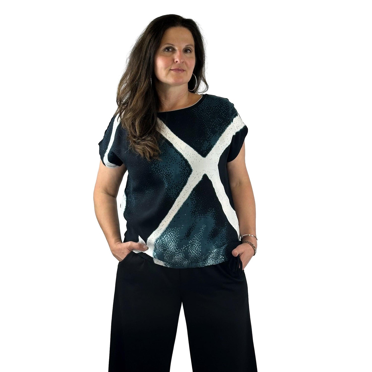 Shirt Tunnelzug. Mode von Betty &amp; Co. Seidel Moden Onlineshop