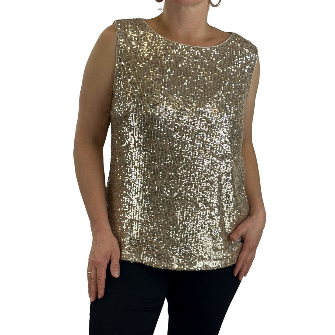 Top mit Pailletten. Mode von Betty &amp; Co. Seidel Moden Onlineshop