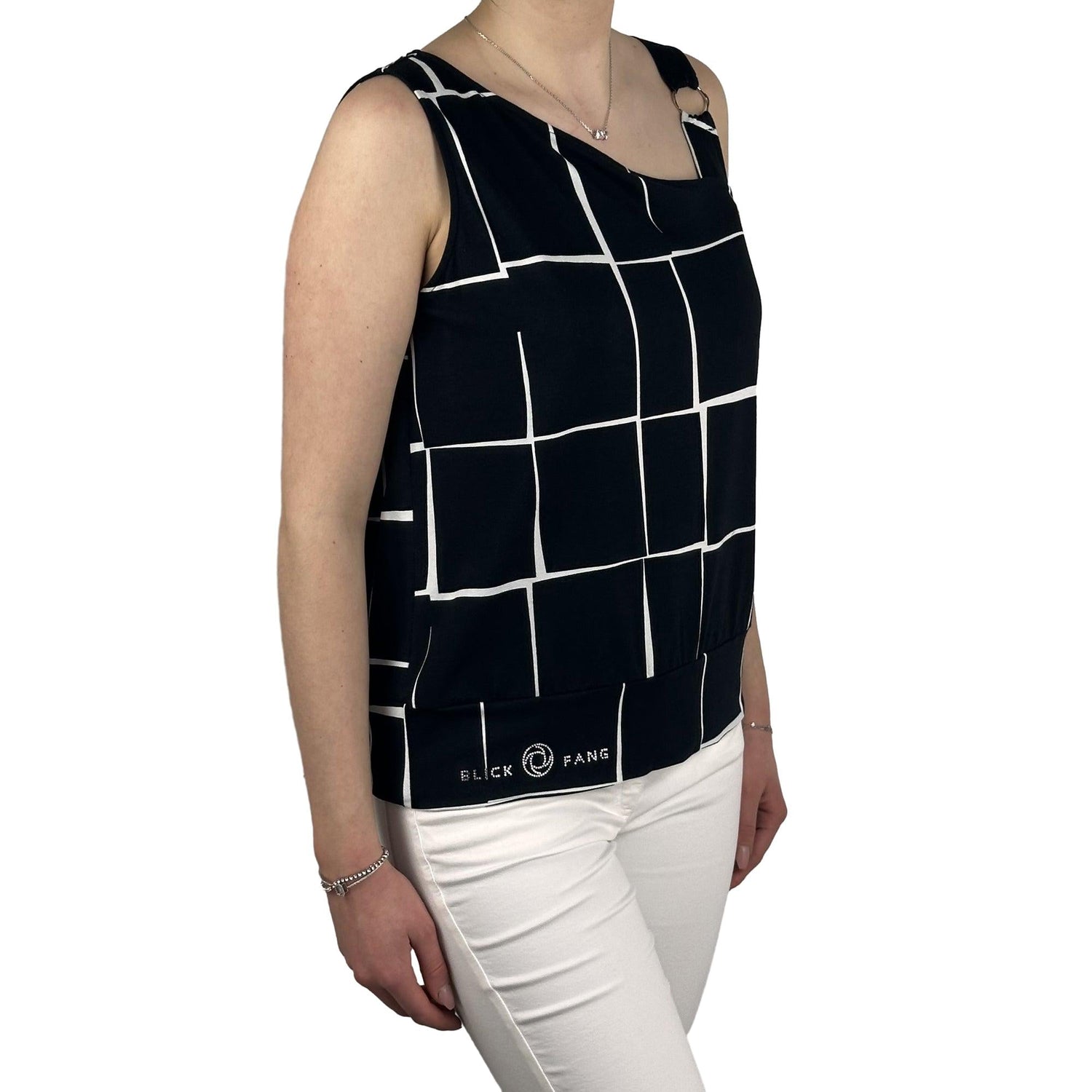 Top mit grafischem Muster. Mode von Blickfang. Seidel Moden Onlineshop