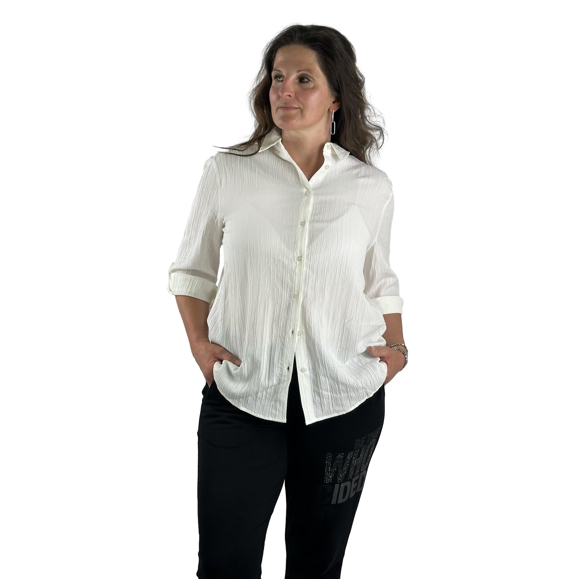 Bluse in Crashoptik. Mode von Cecil. Seidel Moden Onlineshop