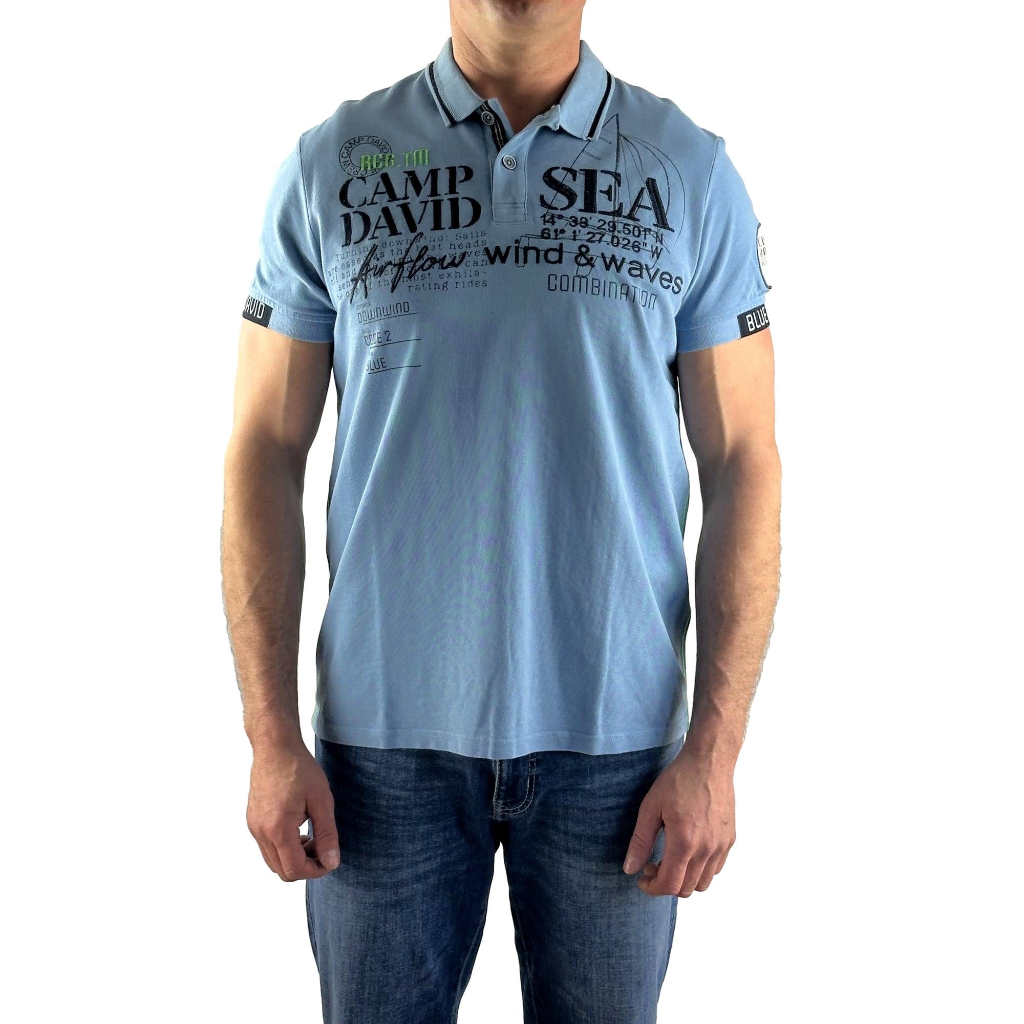 Polo mit Knöpfen. Mode von Camp David. Seidel Moden Onlineshop