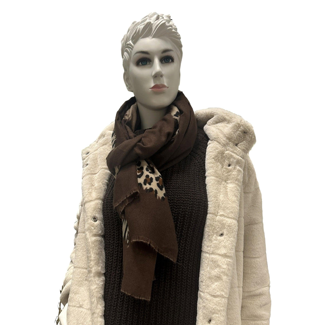 Schal mit Herzen. Mode von Cassandra. Seidel Moden Onlineshop