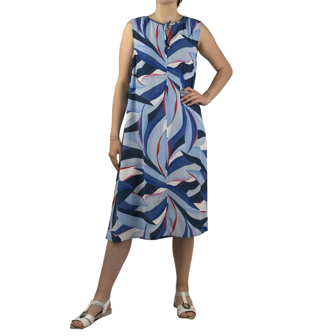Kleid mit V-Ausschnitt. Mode von Cecil. Seidel Moden Onlineshop