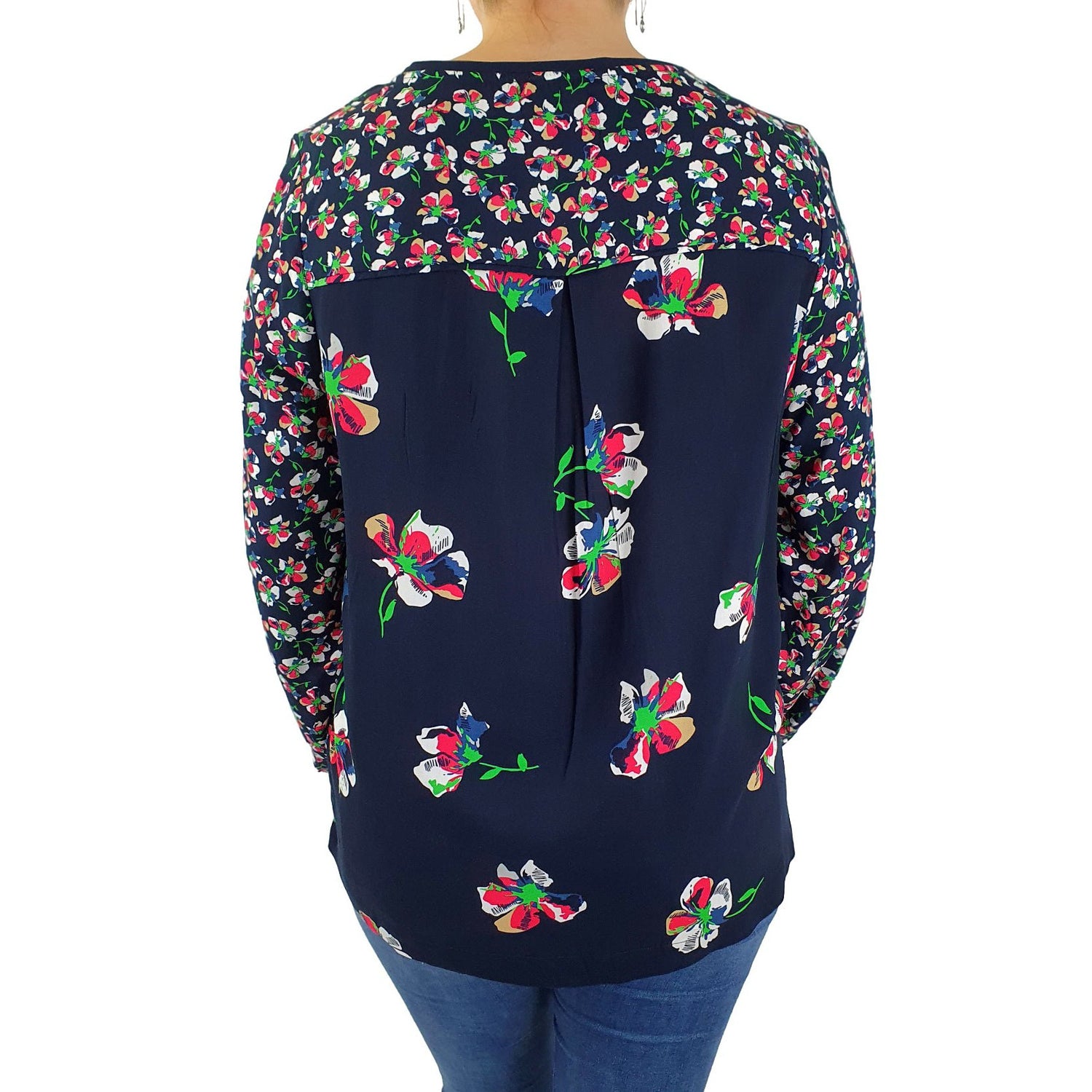Schluse mit floralem Print. Mode von Cecil. Seidel Moden Onlineshop