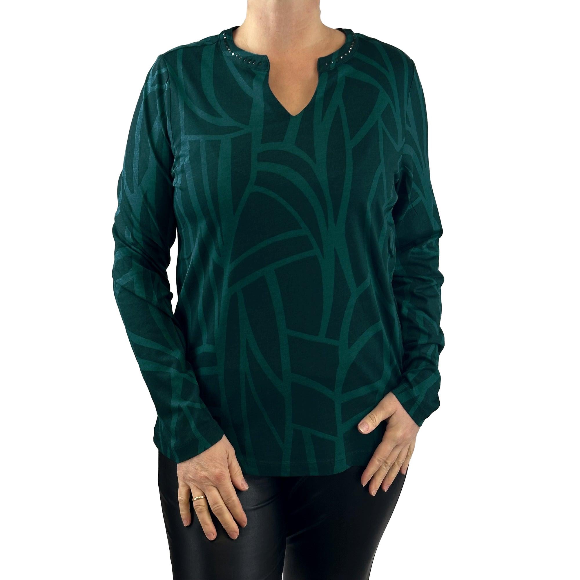Schluse mit Glitzersteinen. Mode von Cecil. Seidel Moden Onlineshop