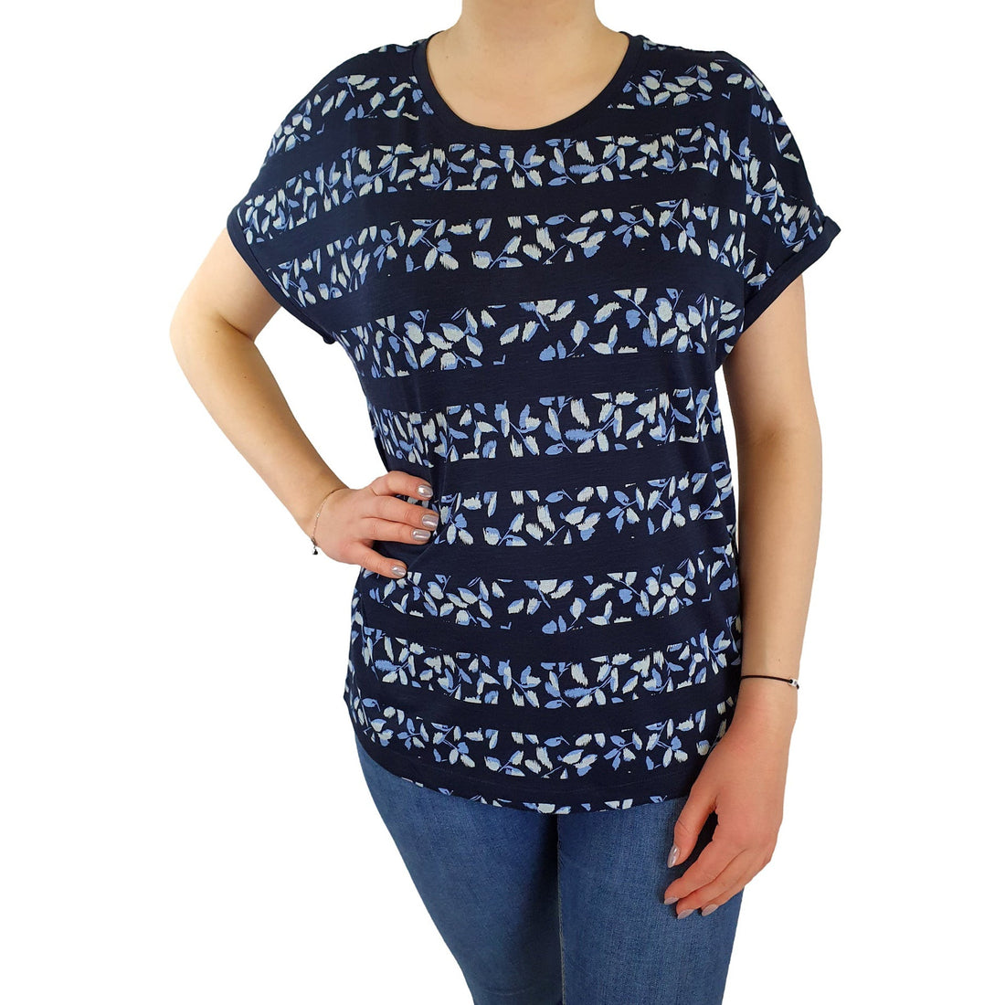 Shirt mit überschnittenen Schultern. Mode von Cecil. Seidel Moden Onlineshop
