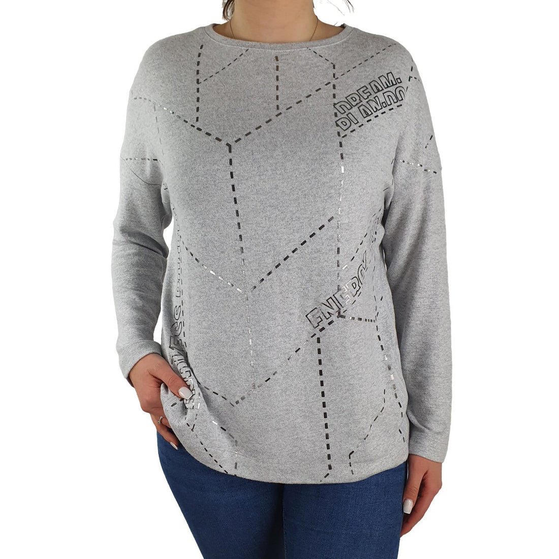 Shirt mit Glitzerakzenten. Mode von Cecil. Seidel Moden Onlineshop