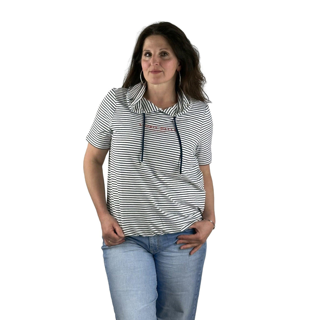 Streifen Sweatshirt. Mode von Cecil. Seidel Moden Onlineshop